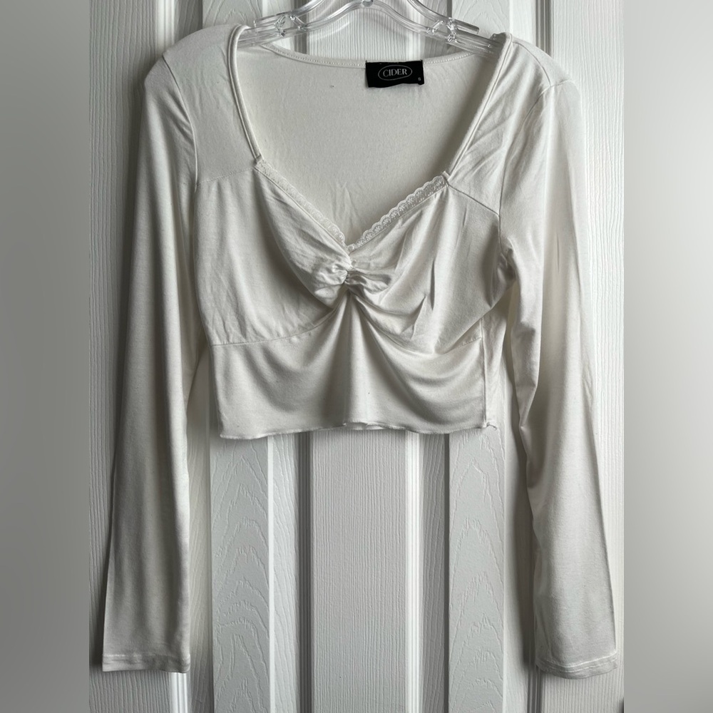 Cider Cream Long Sleeve Top